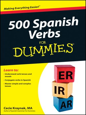 cover image of 500 Spanish Verbs For Dummies